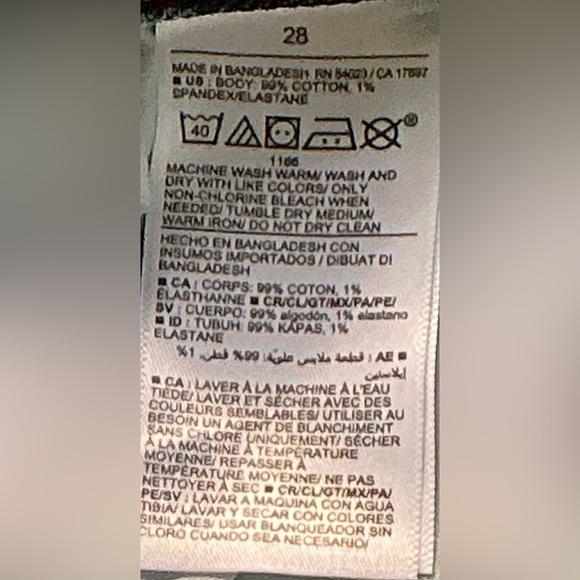 Old Navy Dark Blue High Rise O.G Straight Jean Shorts (NWOT) - Picture 7 of 9